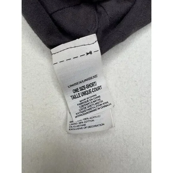 The North face Black Grey Speckled Beanie, Fleece Lined, Unisex, One Size - Picture 5 of 5